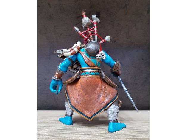 暗影獵手 沃金3D打印模型