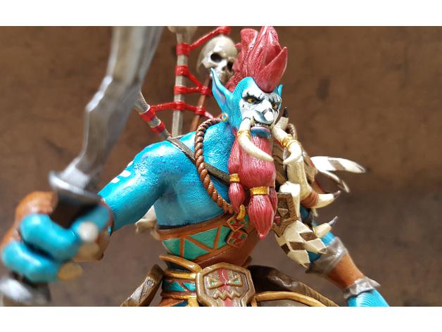 暗影獵手 沃金3D打印模型