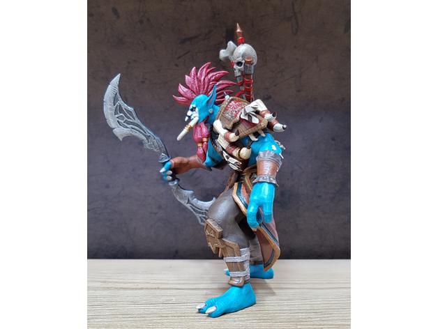 暗影獵手 沃金3D打印模型