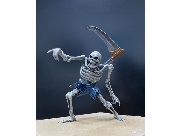 亡靈術(shù)士 施法3D打印模型