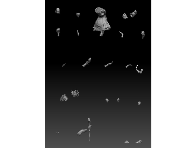 古爾丹3D打印模型