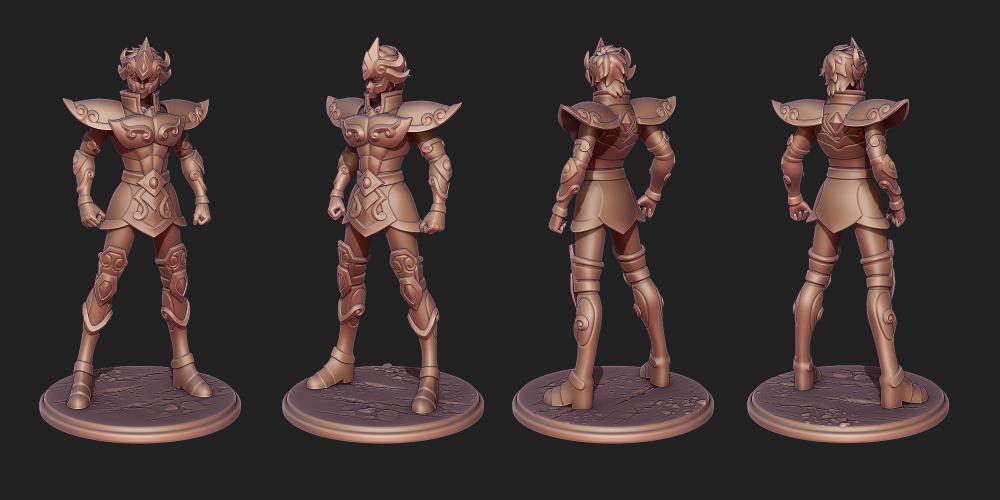 黃金圣斗士 獅子座 艾歐里亞3D打印模型