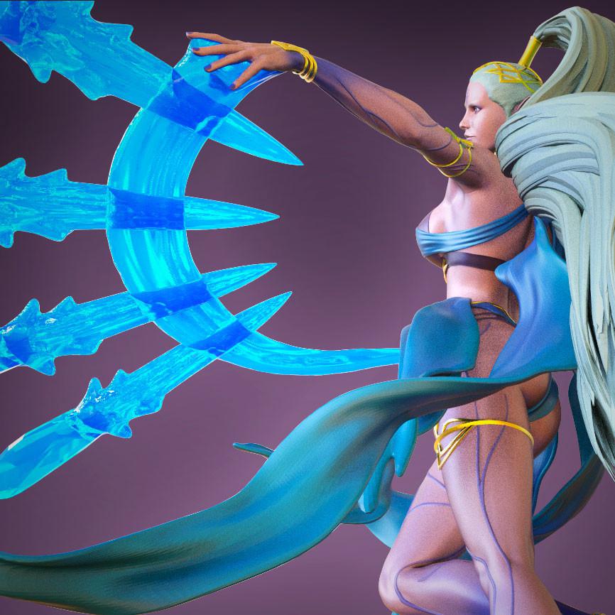 最終幻想 濕婆神3D打印模型