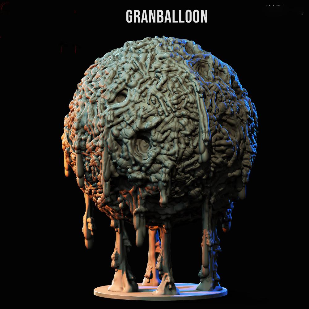 格蘭氣球3D打印模型