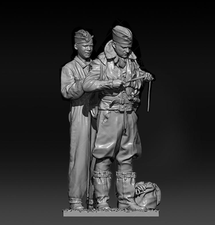 二戰(zhàn)兵人73D打印模型