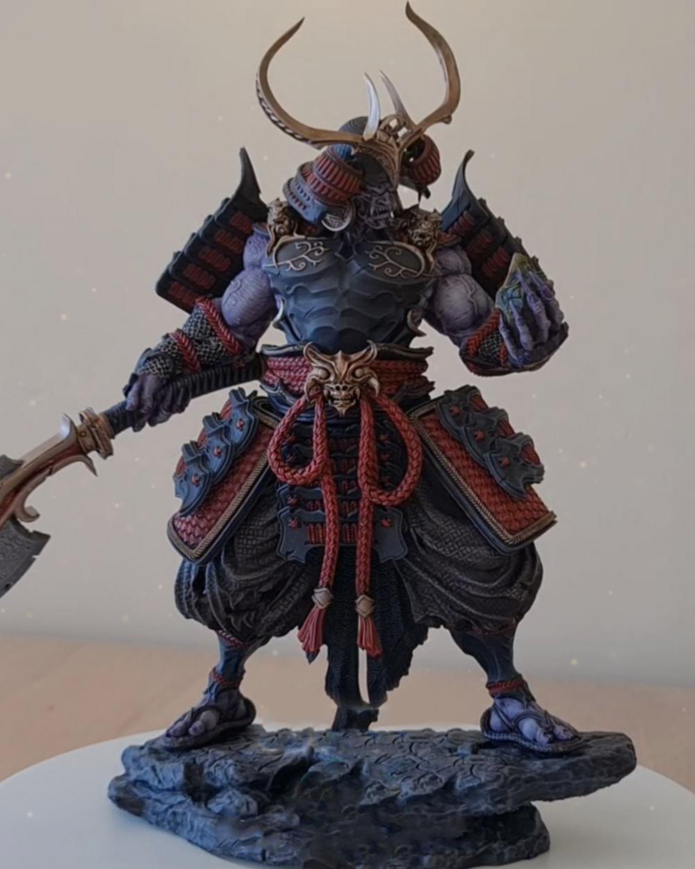 薄櫻鬼  日本武士3D打印模型