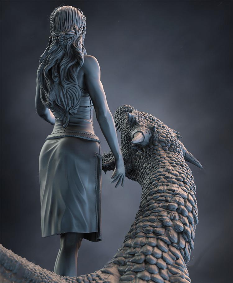 龍之母 權(quán)力游戲3D打印模型