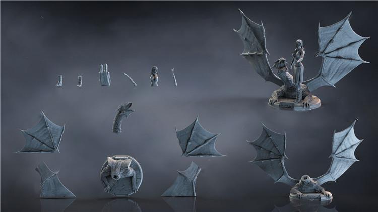 龍之母 權(quán)力游戲3D打印模型
