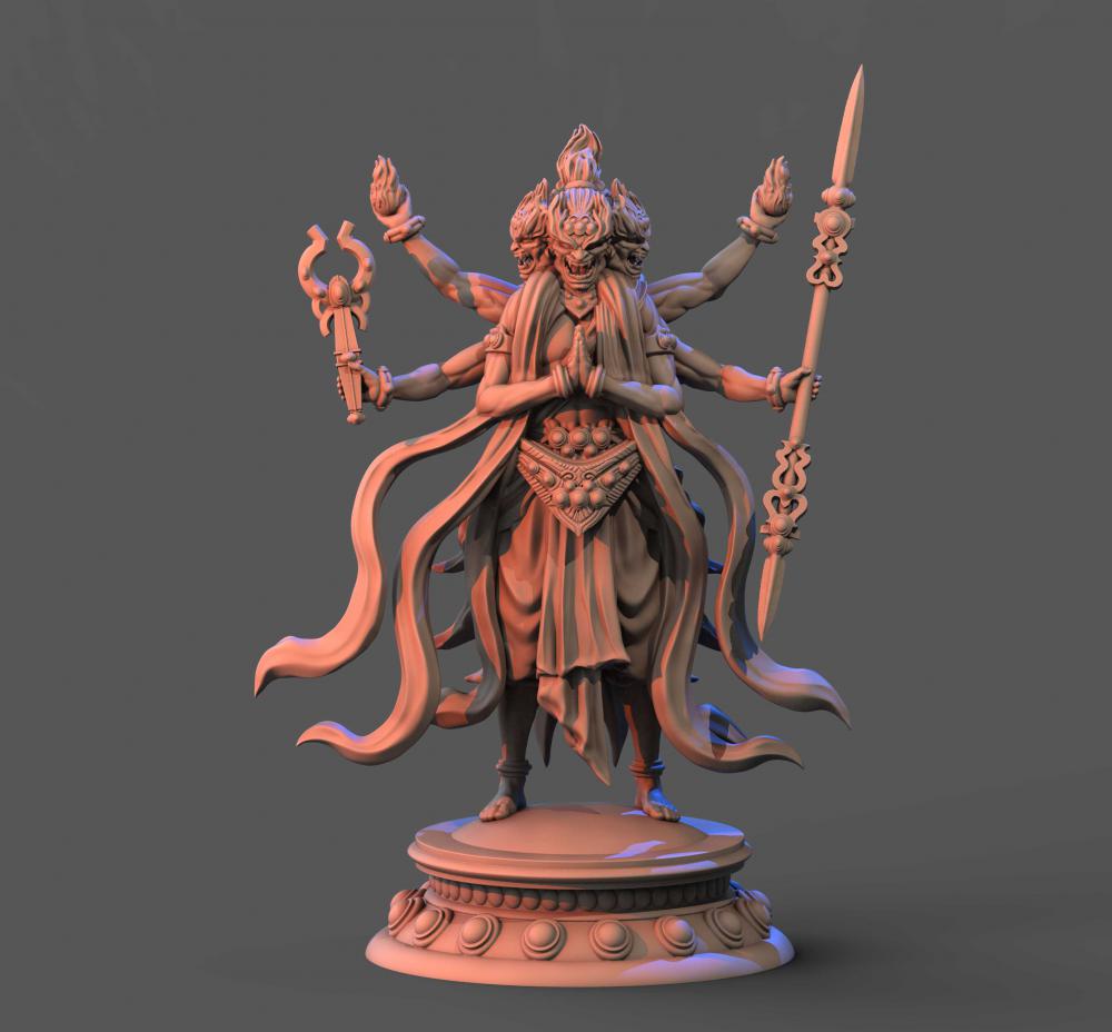 阿修羅 大力神3D打印模型