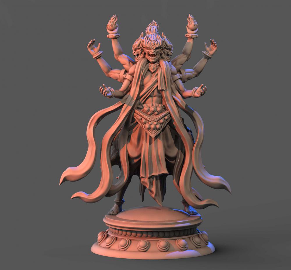 阿修羅 大力神3D打印模型