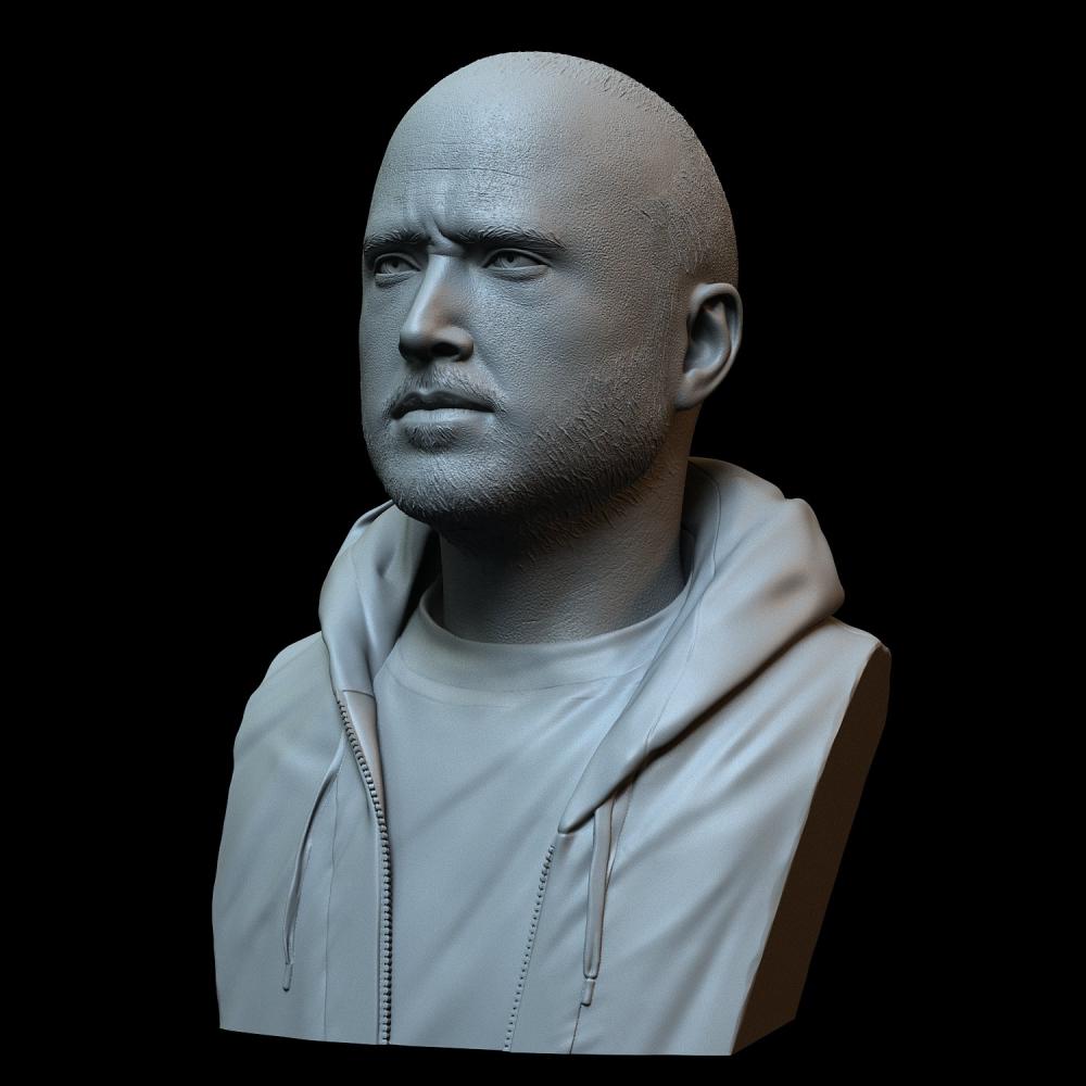 杰西 頭雕3D打印模型