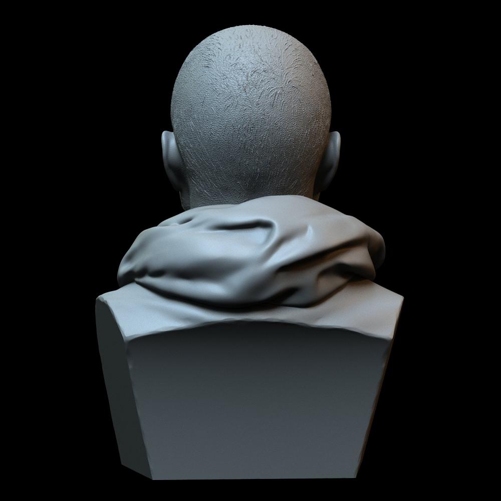 杰西 頭雕3D打印模型