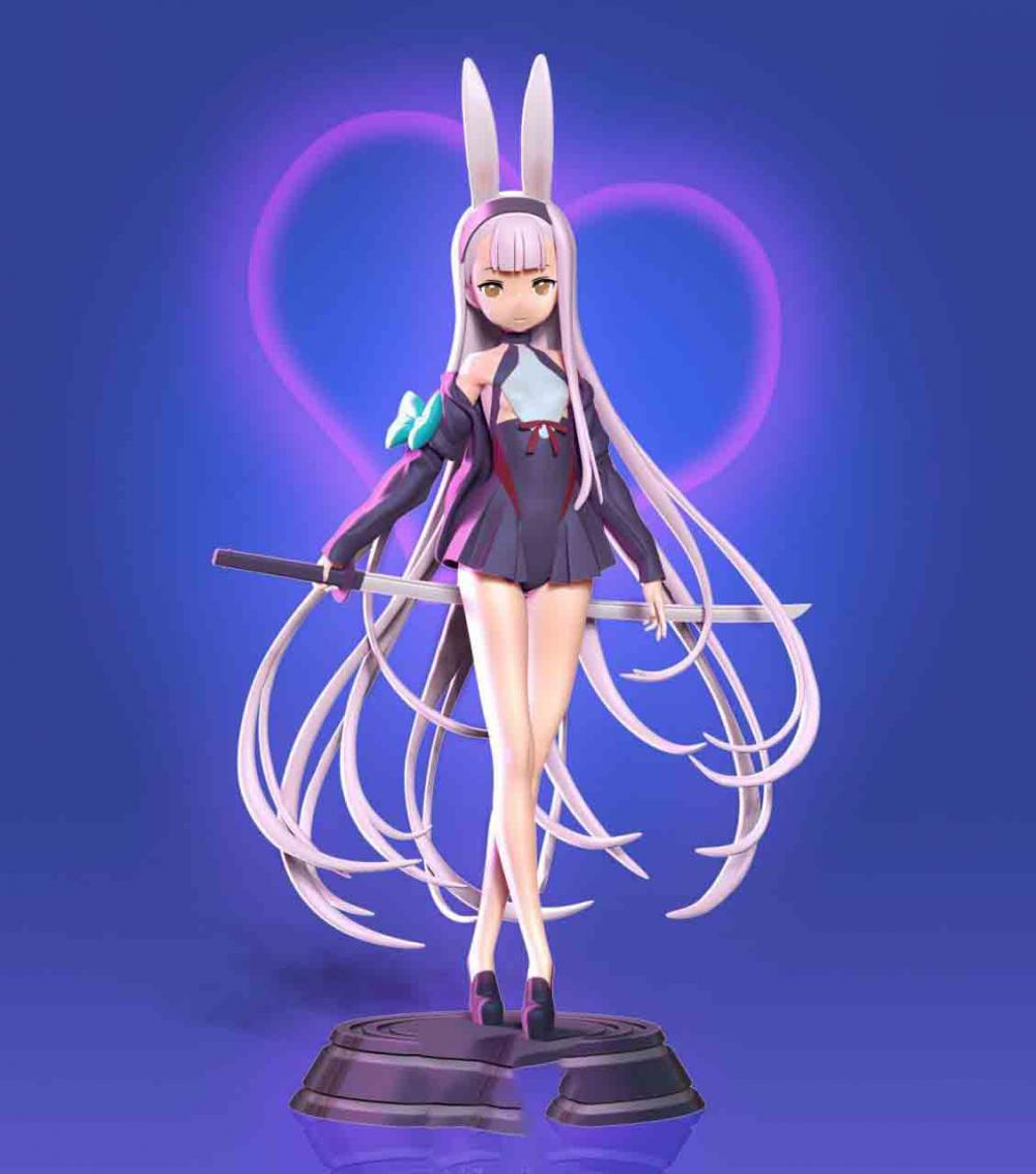 可愛島風(fēng)3D打印模型