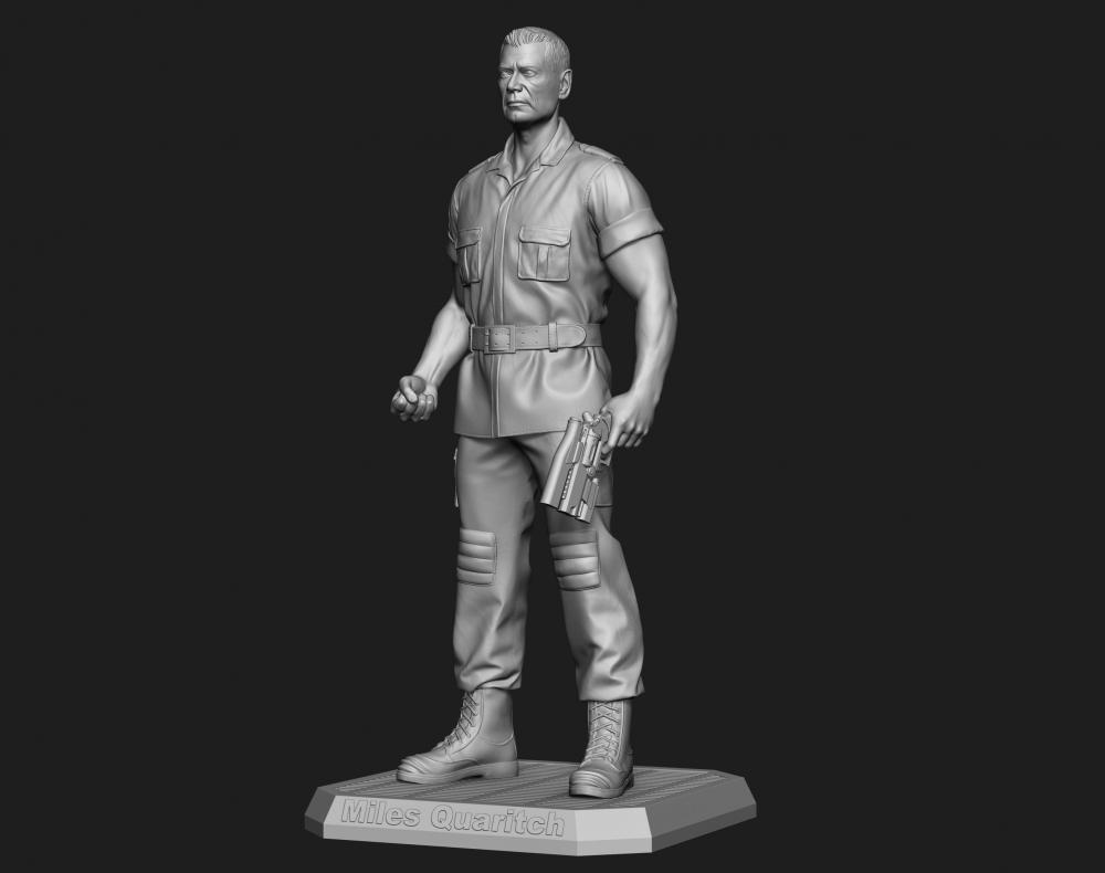 邁爾斯·夸里齊3D打印模型