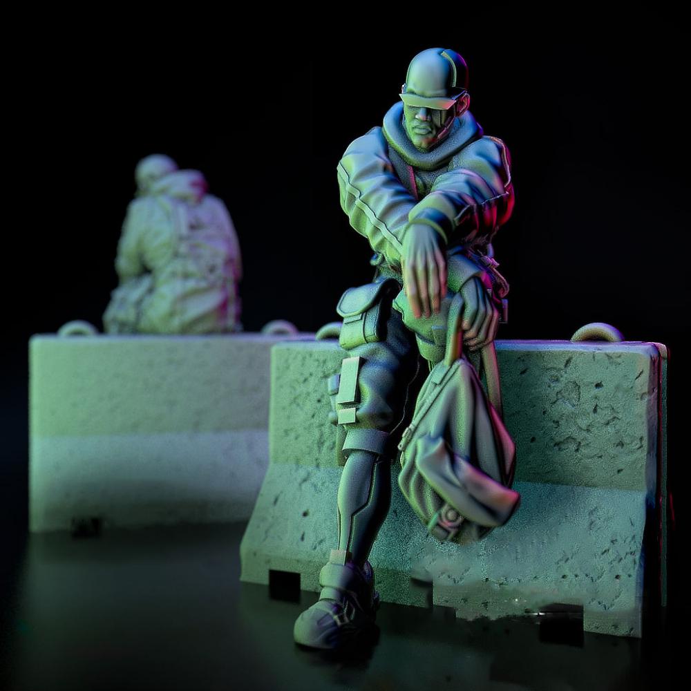 達(dá)米安3D打印模型