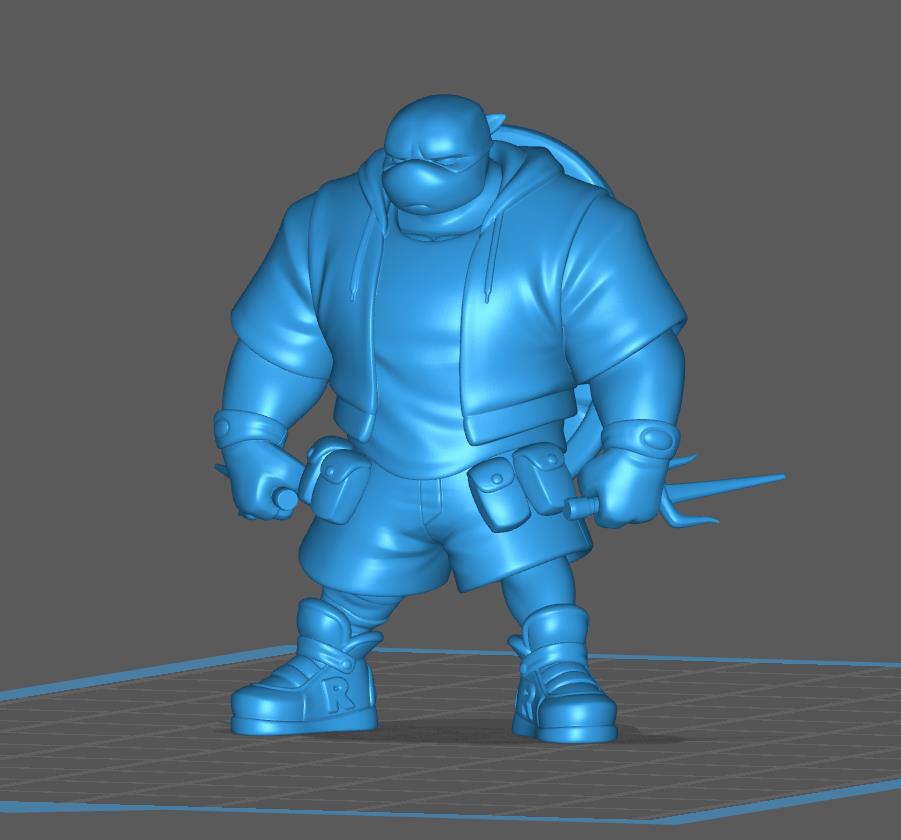 忍者神龜3D打印模型