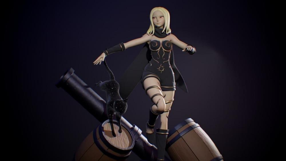 重力異想世界 凱特3D打印模型