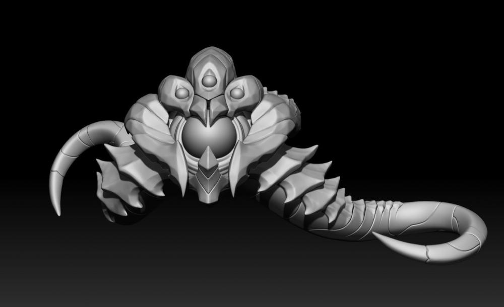 英雄聯(lián)盟LOL 虛空之眼 維克茲3D打印模型