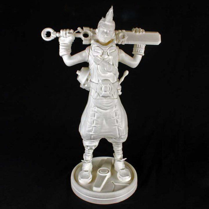 英雄聯(lián)盟LOL 時間刺客 艾克3D打印模型