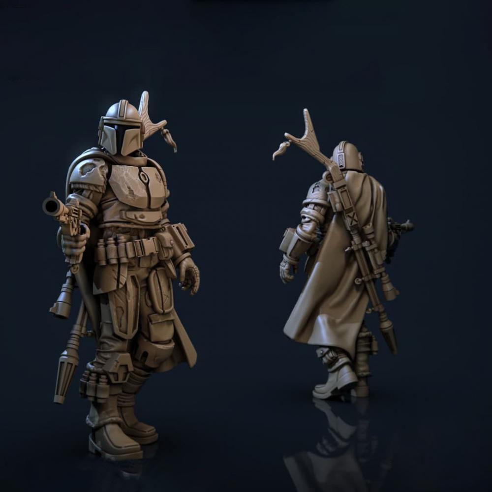 波巴·費(fèi)特3D打印模型