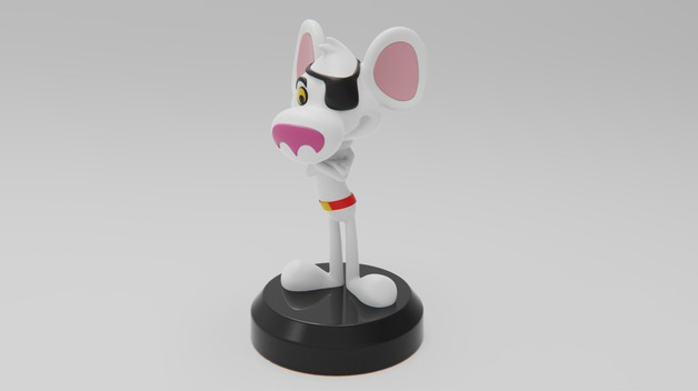 危險(xiǎn)老鼠Q版3D打印模型