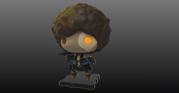 多米諾Q版3D打印模型