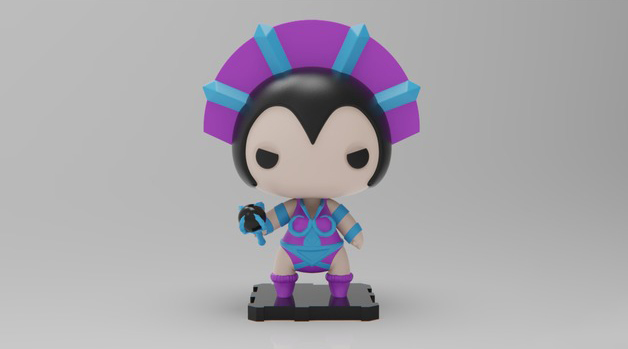 宇宙大師林恩Q版3D打印模型