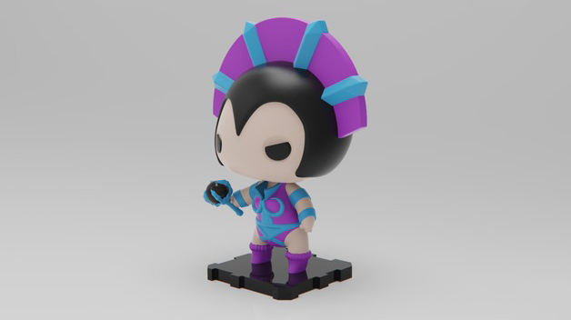 宇宙大師林恩Q版3D打印模型