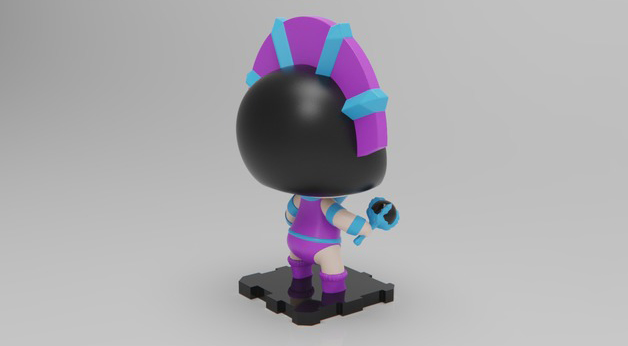 宇宙大師林恩Q版3D打印模型