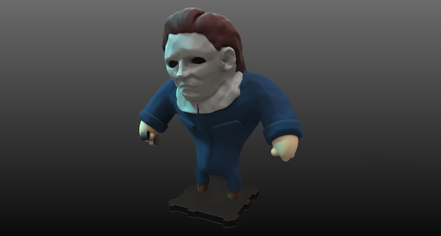 麥克爾?麥爾斯Q版3D打印模型