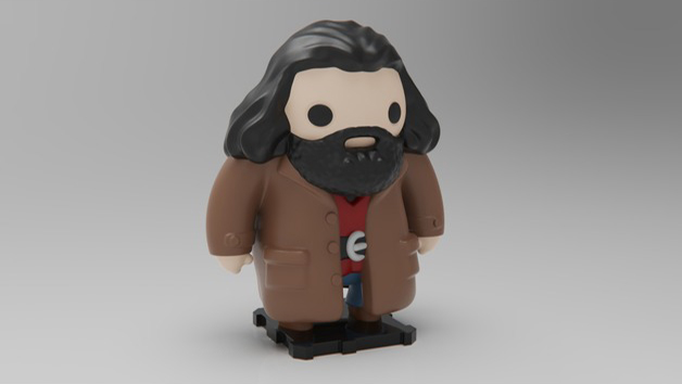 魯伯·海格3D打印模型