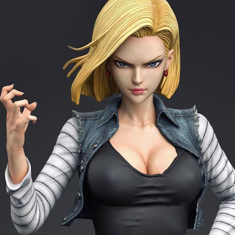 龍珠 人造人18號3D打印模型