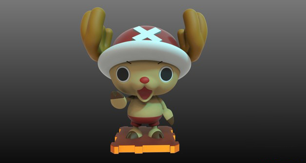 海賊王 喬巴Q版3D打印模型