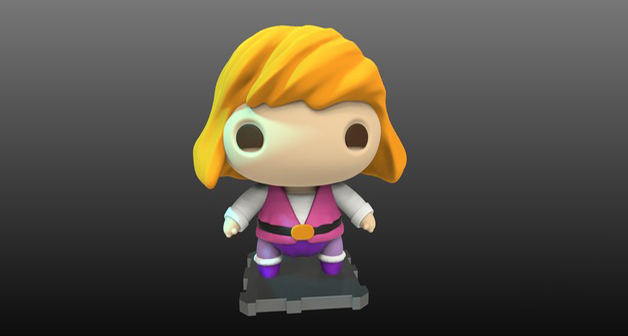 亞當王子Q版3D打印模型