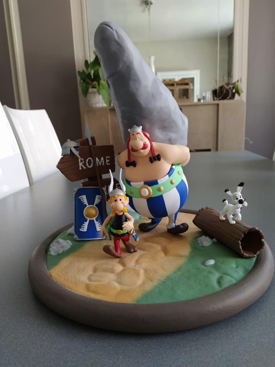 阿斯泰利克斯和馬蒂斯3D打印模型