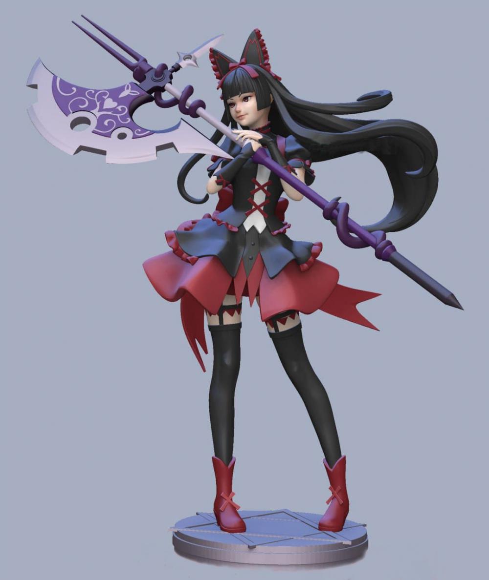 蘿莉·麥丘利3D打印模型