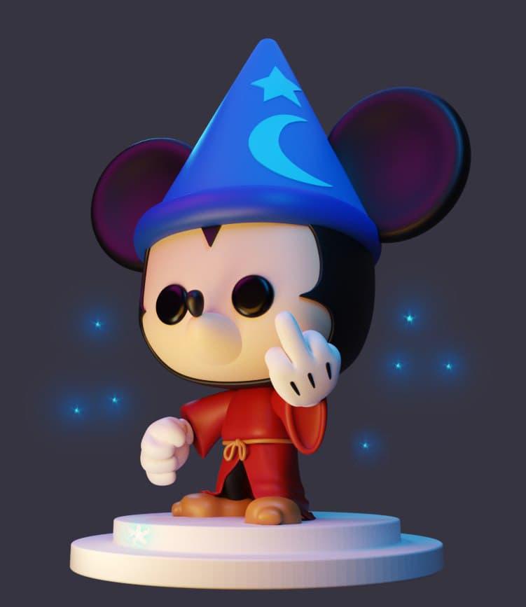 米老鼠壞蛋形象3D打印模型