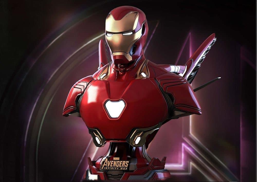 鋼鐵俠胸像3D打印模型