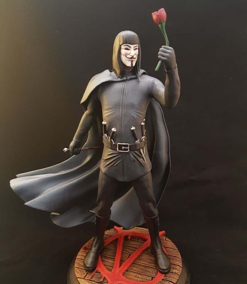 V字仇殺隊3D打印模型