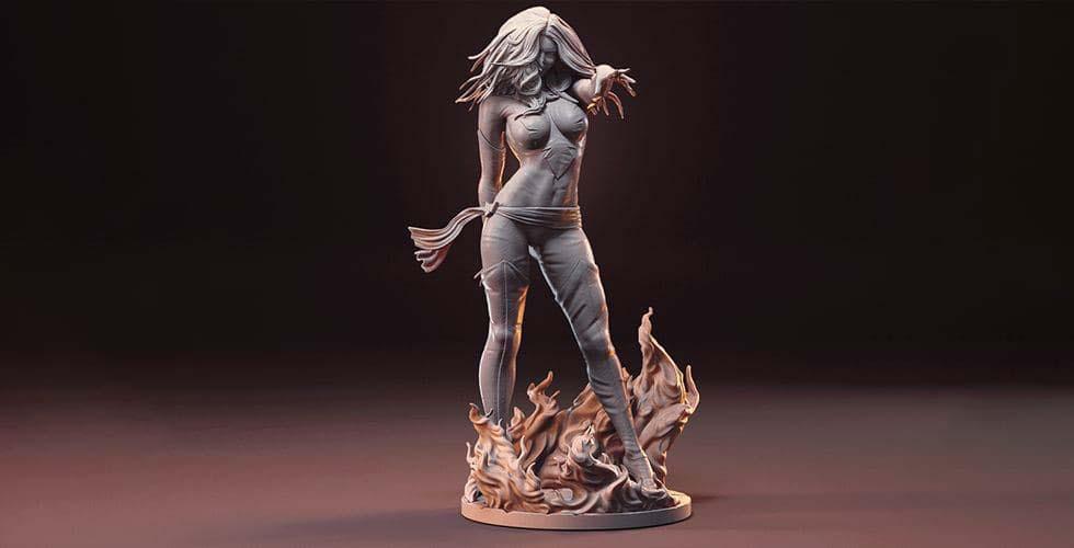 黑鳳凰3D打印模型