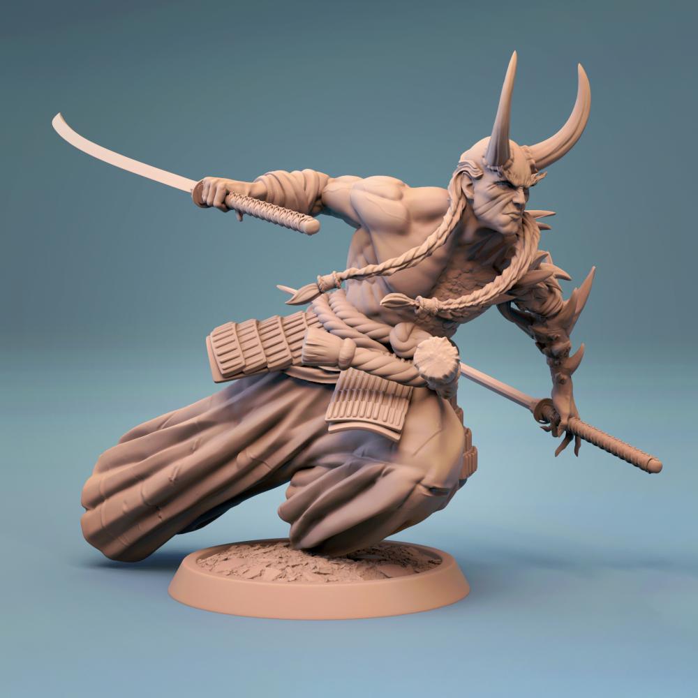 惡魔武士3D打印模型