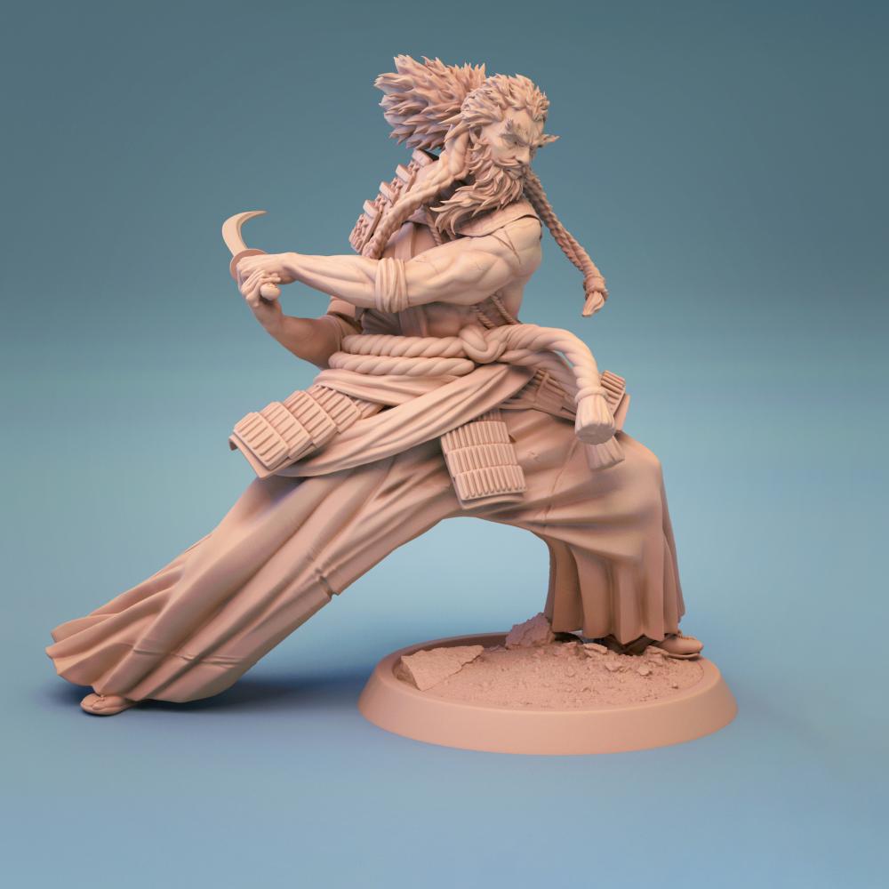 堅毅武士3D打印模型