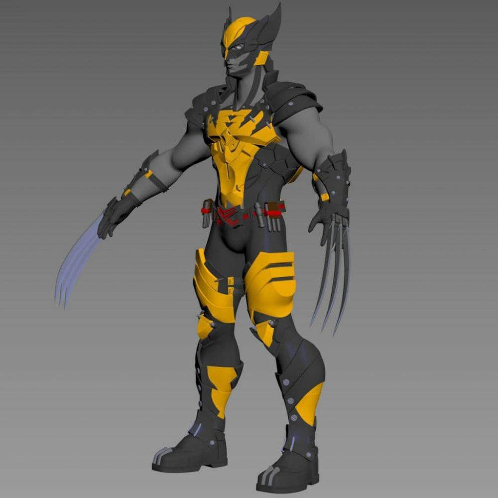 漫威 金剛狼3D打印模型