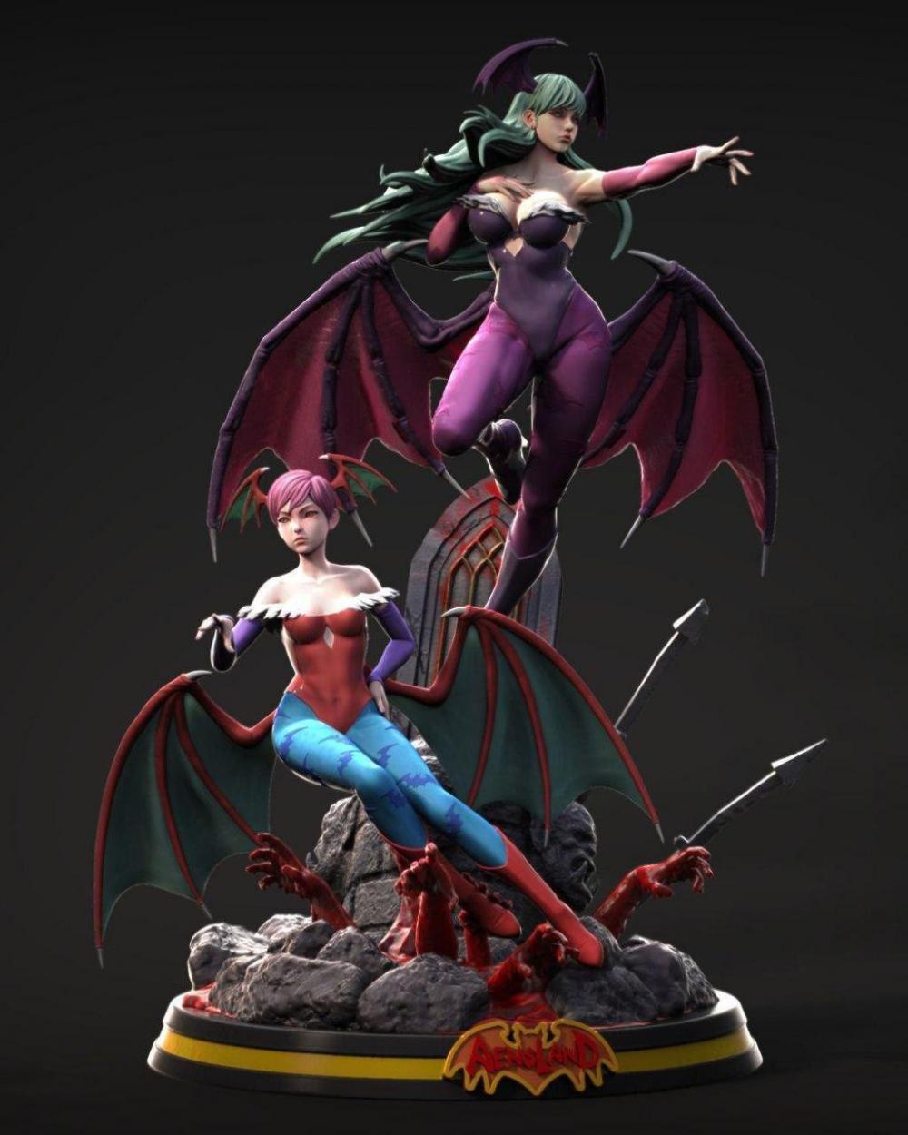 惡魔戰(zhàn)士 莫妮卡3D打印模型