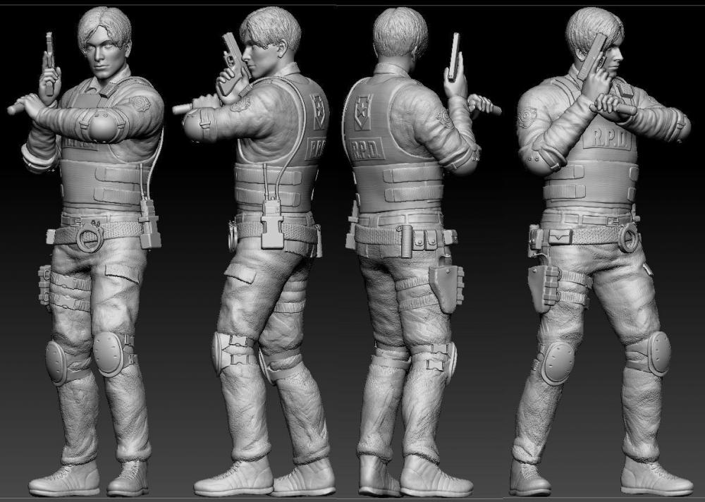 生化危機 里昂3D打印模型