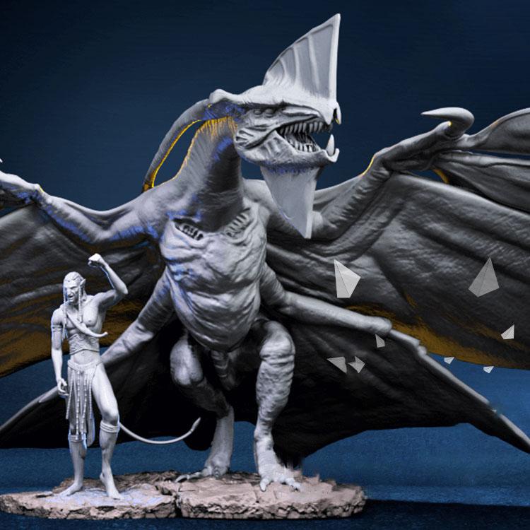 《阿凡達》杰克&托魯克3D打印模型