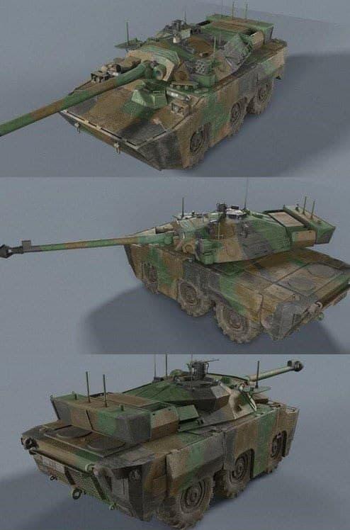 AMX-10步兵戰(zhàn)車3D打印模型