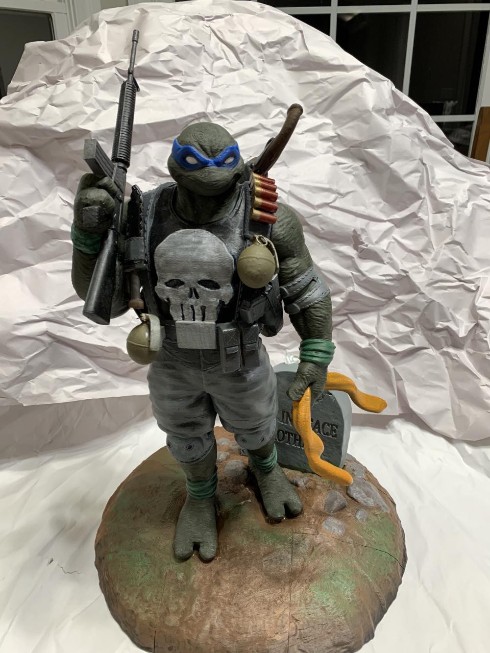 忍者神龜 達(dá)芬奇3D打印模型