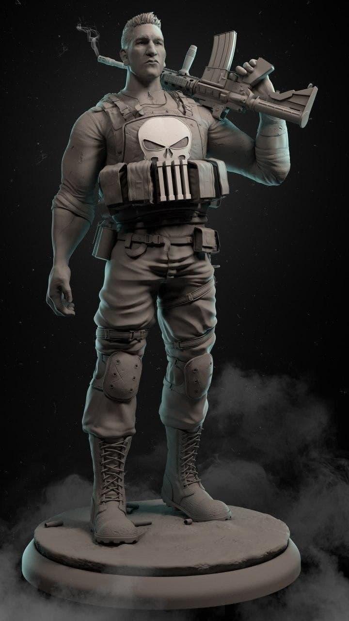 漫威 懲罰者3D打印模型