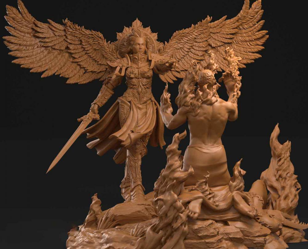 大天使 莉莉絲3D打印模型